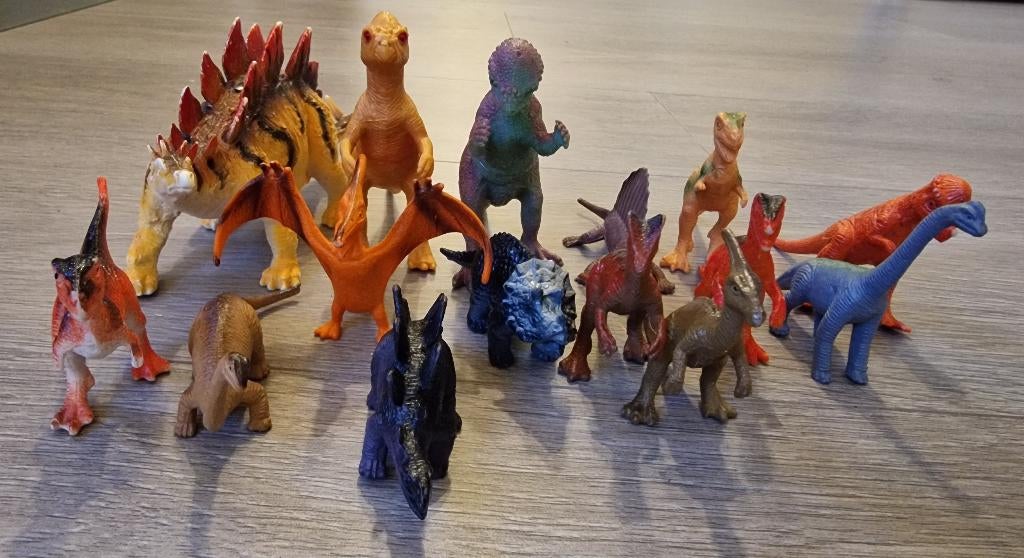 Speelgoed dino figuren, Ophalen of Verzenden, Gebruikt
