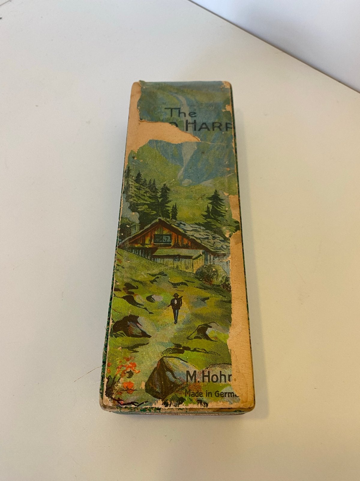 Vintage Hohner Echo Mondharmonica met originele doos, Muziek en Instrumenten, Gebruikt, Overige typen, Ophalen of Verzenden, Met koffer of doosje