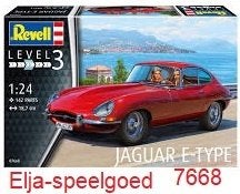 Revell 1:24 Jaguar E-Type coupe 1962- 7668 modelbouw, Auto, Revell, Groter dan 1:32, Nieuw
