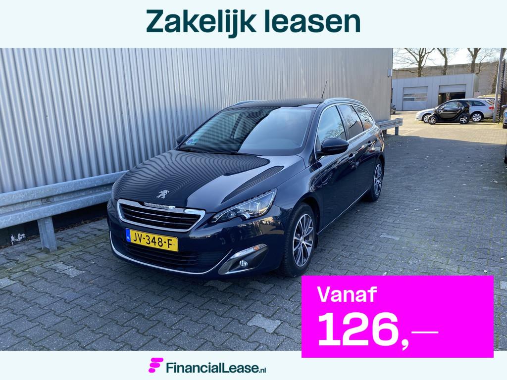 Peugeot 308 SW 1.2 PureTech Blue Lease Premium AUTOMAAT, Cli, Stof, Gebruikt, Euro 6, 1199 cc