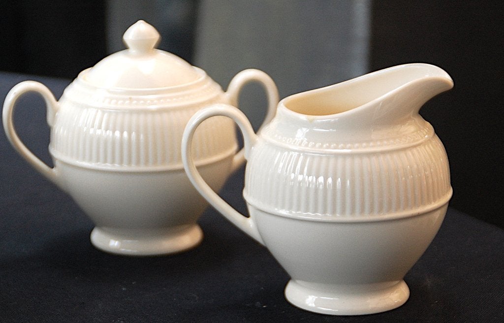 wedgwood Windsor suiker en melkkan, Ophalen of Verzenden, Zo goed als nieuw, Porselein, Overige typen