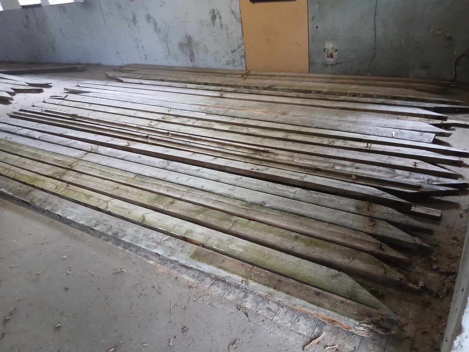 houten balken, Tuin en Terras, Palen, Balken en Planken, Ophalen, Gebruikt, 250 cm of meer, Balken