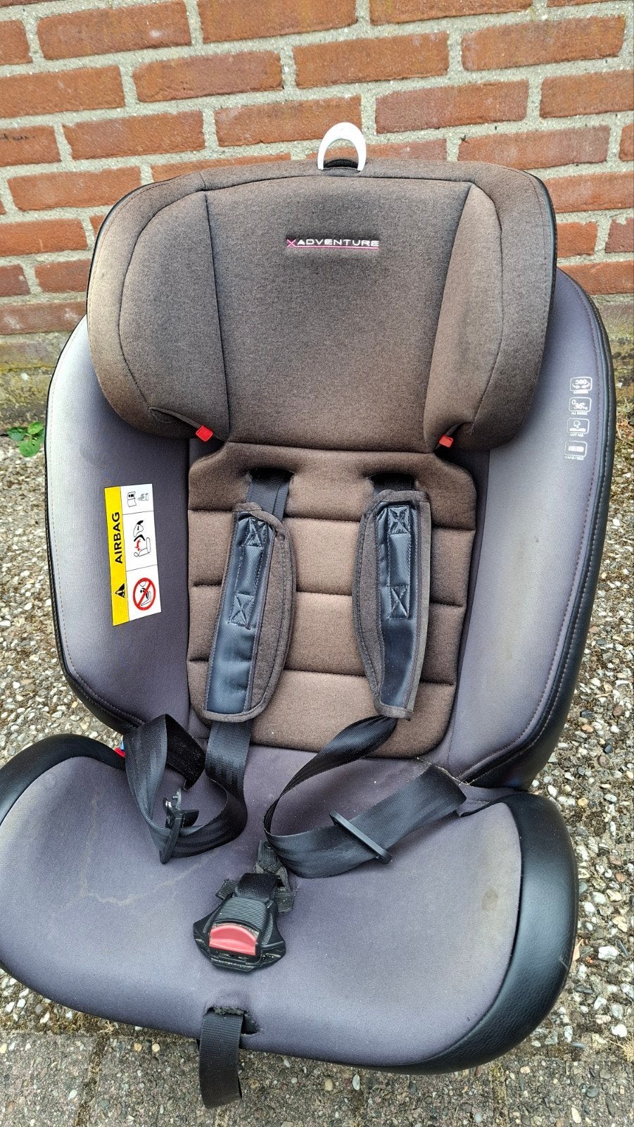 X Adventure 360 graden autostoel, Gebruikt, 0 t/m 18 kg, Ophalen, Overige merken