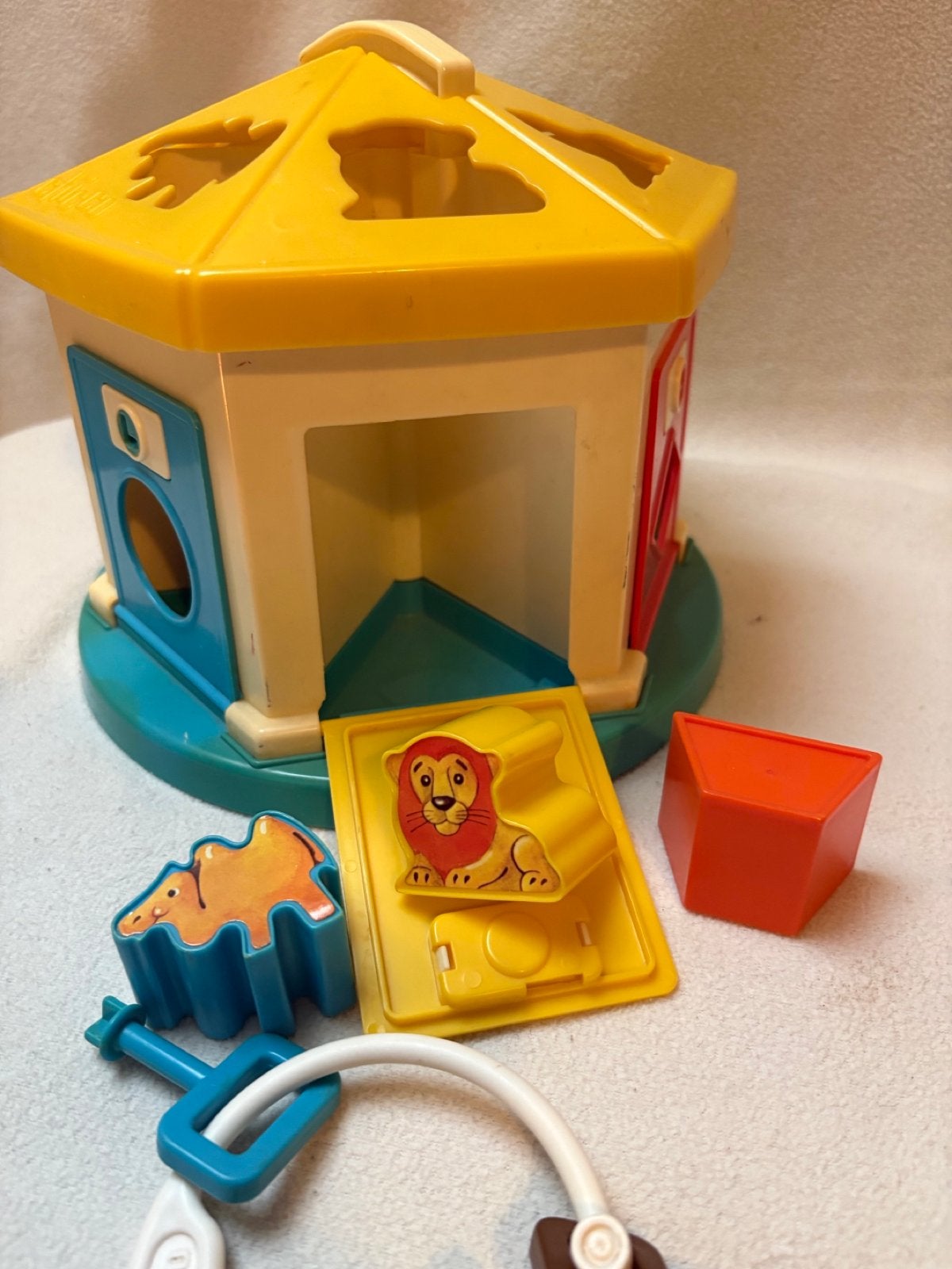 Chicco Vormenstoof met sleutels en dierenfiguren, Kinderen en Baby's, Ophalen of Verzenden, Gebruikt, Overige typen
