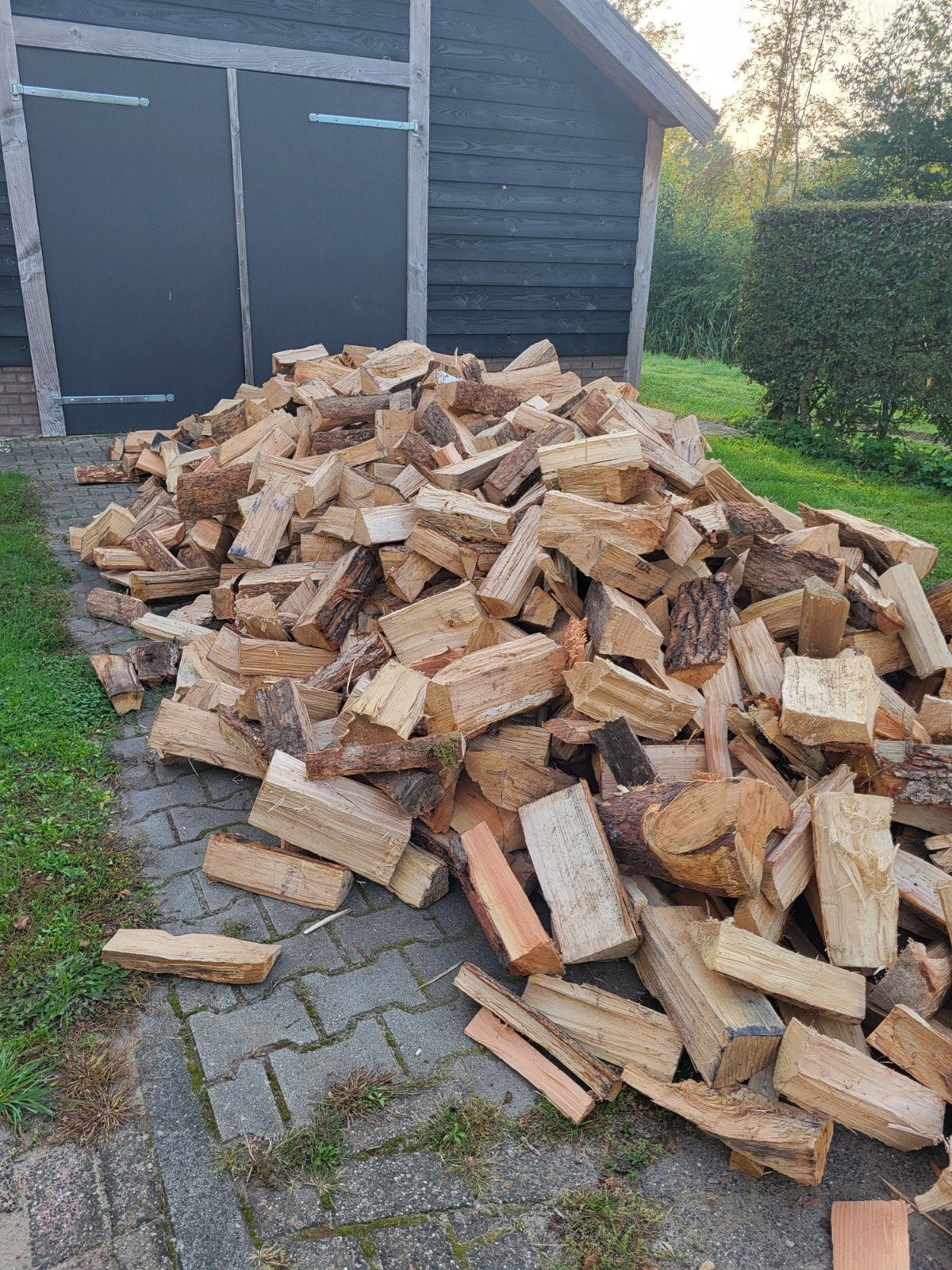 brandhout kachelhout haardhout gratis bezorgd eik beuken, 6 m³ of meer, Ophalen of Verzenden