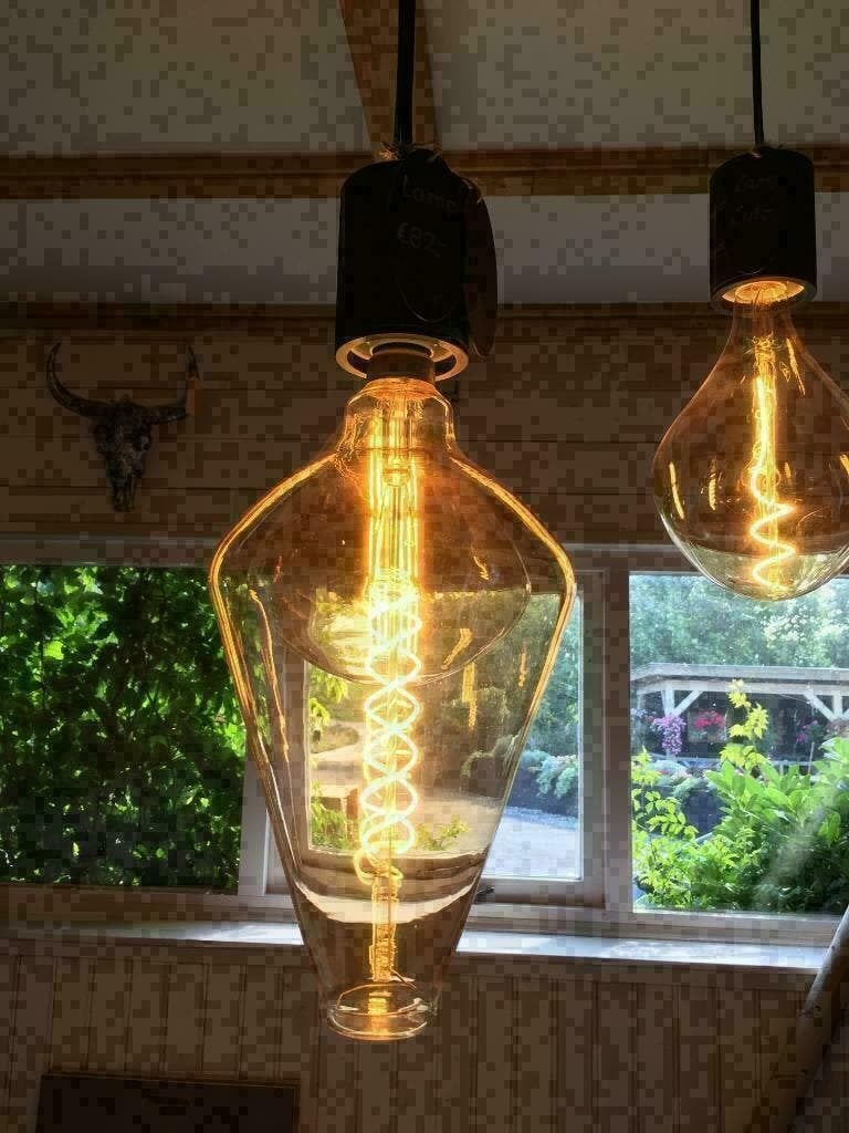 Vienna XXL  Calex lamp GOLD , Zeer grote lampen ,verlichting, Ophalen of Verzenden
