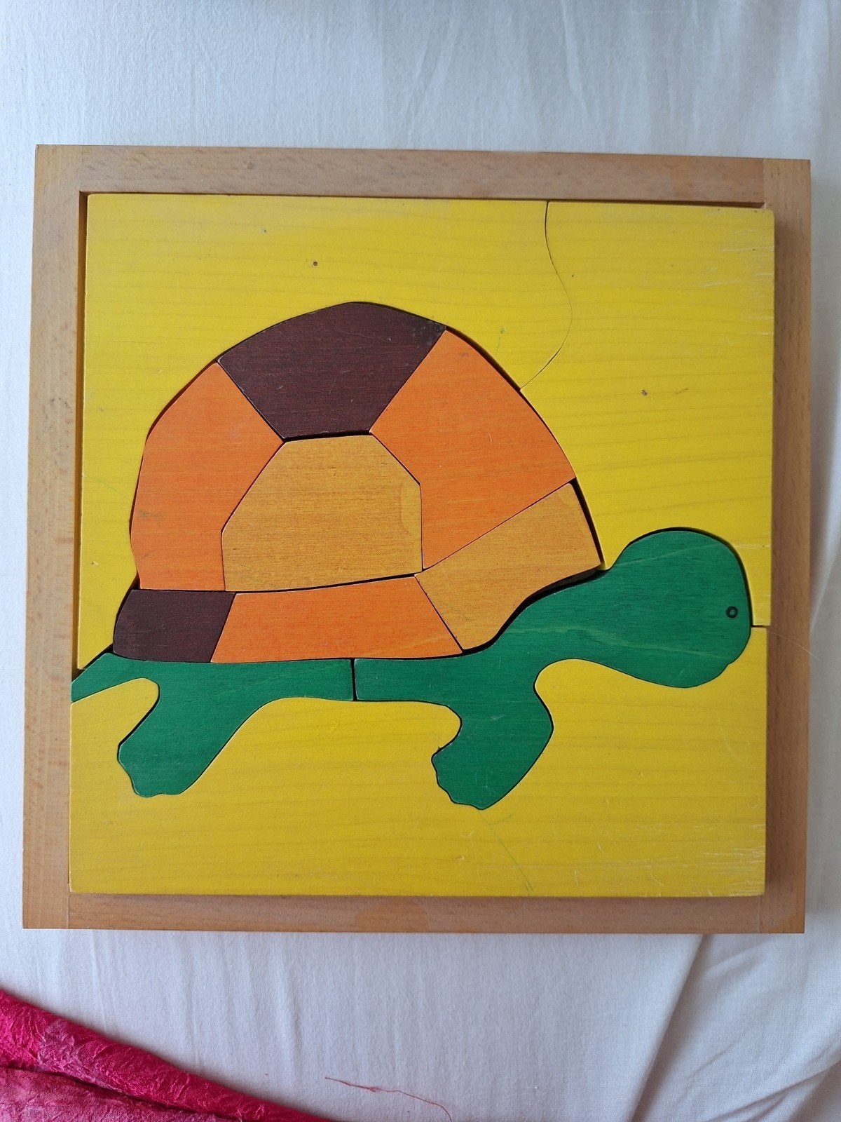 Dikke houten legpuzzels kleuters, Ophalen of Verzenden, Zo goed als nieuw, Van hout, Minder dan 10 stukjes