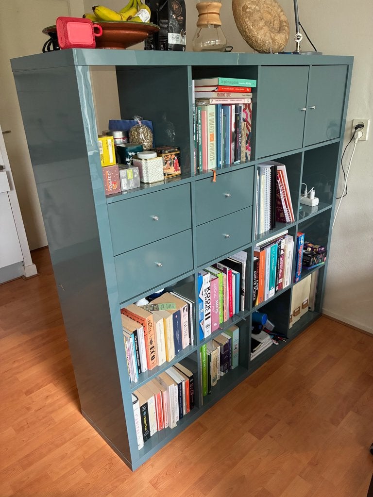 Kallax Kast, Ophalen, Gebruikt, 100 tot 150 cm, 25 tot 50 cm