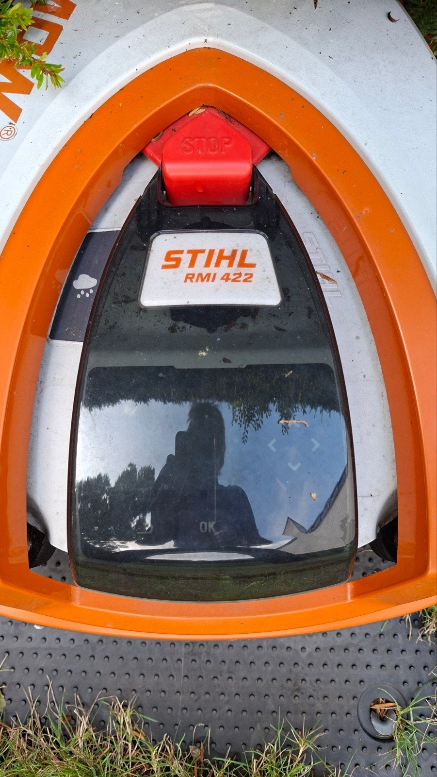 Stihl RMI 422 Robotmaaier - Zo goed als nieuw, Stihl, Ophalen of Verzenden, Zo goed als nieuw, Met regensensor