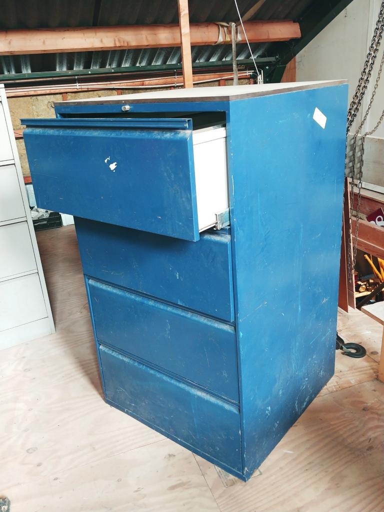 Metalen ladekast werkplaats kast., Ophalen, 25 tot 50 cm, 50 tot 100 cm