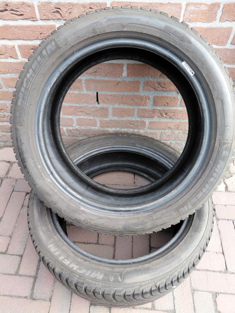 2x  205-50-17  Michelin winterbanden, Auto-onderdelen, Ophalen of Verzenden