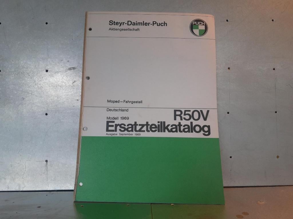 Puch R50V onderdelencatalogus, Fietsen en Brommers, Ophalen, Gebruikt