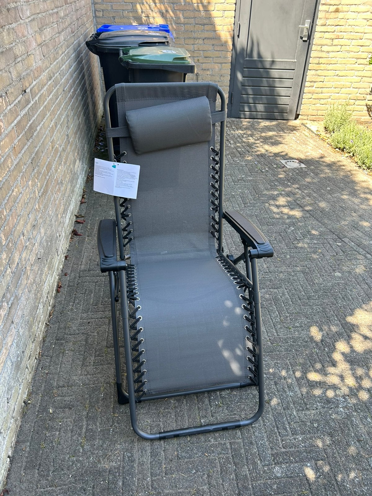 Tuinstoel agde, Verzenden, Nieuw, Aluminium, Inklapbaar