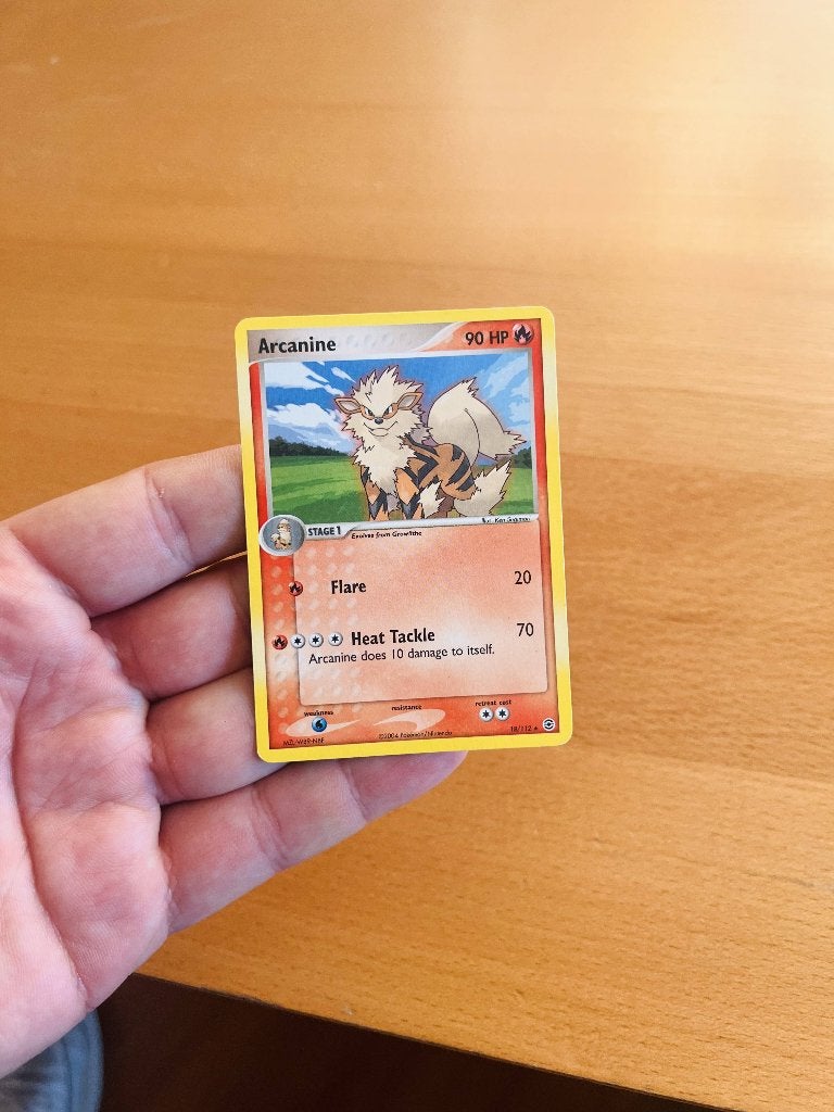 Arcanine 18/112 Ex Fire Red Leaf Green Pokemon, Verzenden, Zo goed als nieuw, Losse kaart, Foil