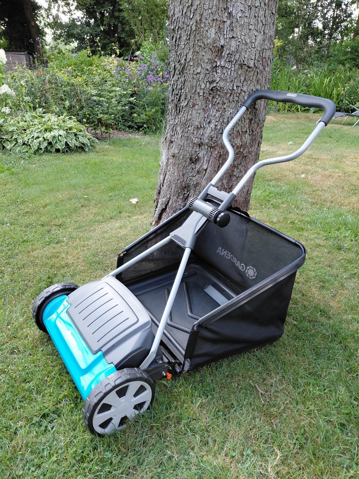 Gardena 400c kooimaaier met opvangbak, Kooimesmaaier, Ophalen, Gebruikt