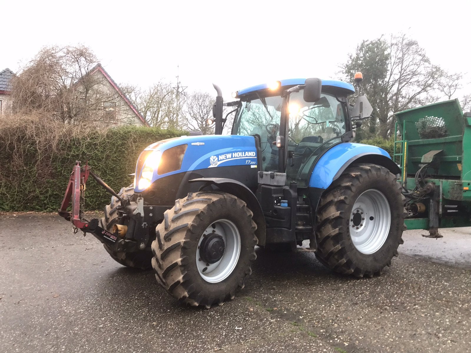 New Holland- T7-200- Fendt far- Lemken went ploeg + Vorenpak, Ophalen, Gebruikt, Meer dan 160 Pk, 5000 tot 7500