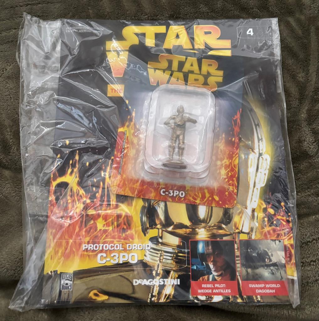 Star Wars DeAgostini set #4: C-3PO. Nieuw!, Verzamelen, Star Wars, Ophalen of Verzenden, Nieuw, Actiefiguurtje