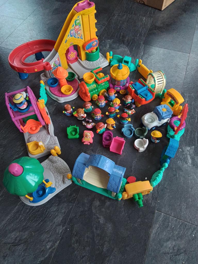 Grote Fisher-Price Little People speelset met figuren, Kinderen en Baby's, Speelgoed | Overig, Ophalen, Gebruikt, Jongen of Meisje
