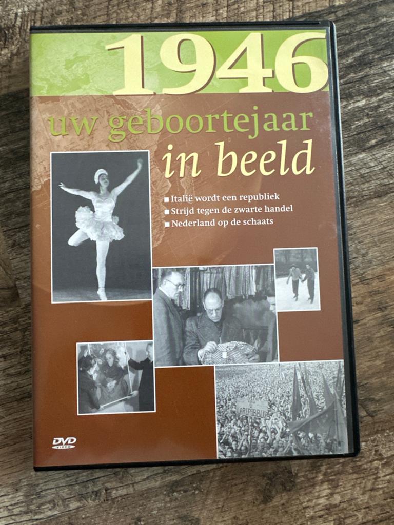 1946: Uw geboortejaar in beeld - DVD (80 jaar), Cd's en Dvd's, Dvd's | Documentaire en Educatief, Zo goed als nieuw, Politiek of Geschiedenis
