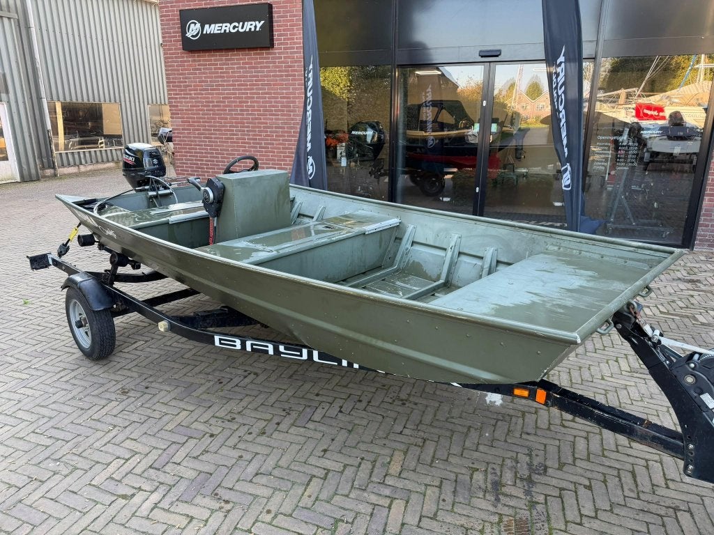 Alumacraft Aluminium Platbodem / 20 pk Suzuki 4 takt, Gebruikt, 4 m, Aluminium, 2 m
