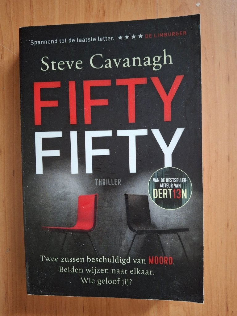 Steve Cavanagh; Fifty Fifty, Ophalen of Verzenden, Gelezen