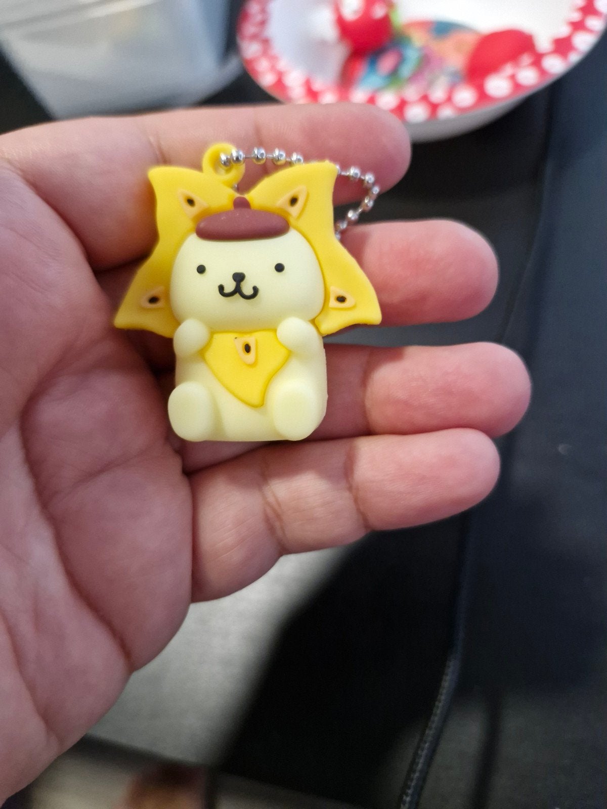 Pompompurin sleutelhanger - Sanrio figuurtje, Ophalen, Nieuw, Knuffel of Figuurtje