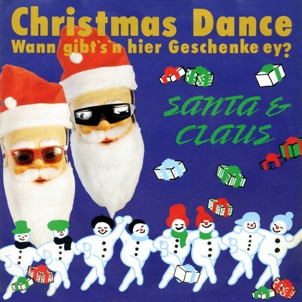 Kerst Single (1988) Santa & Claus - Christmas Dance, Gebruikt, Fotohoes, 7 inch, Ophalen of Verzenden