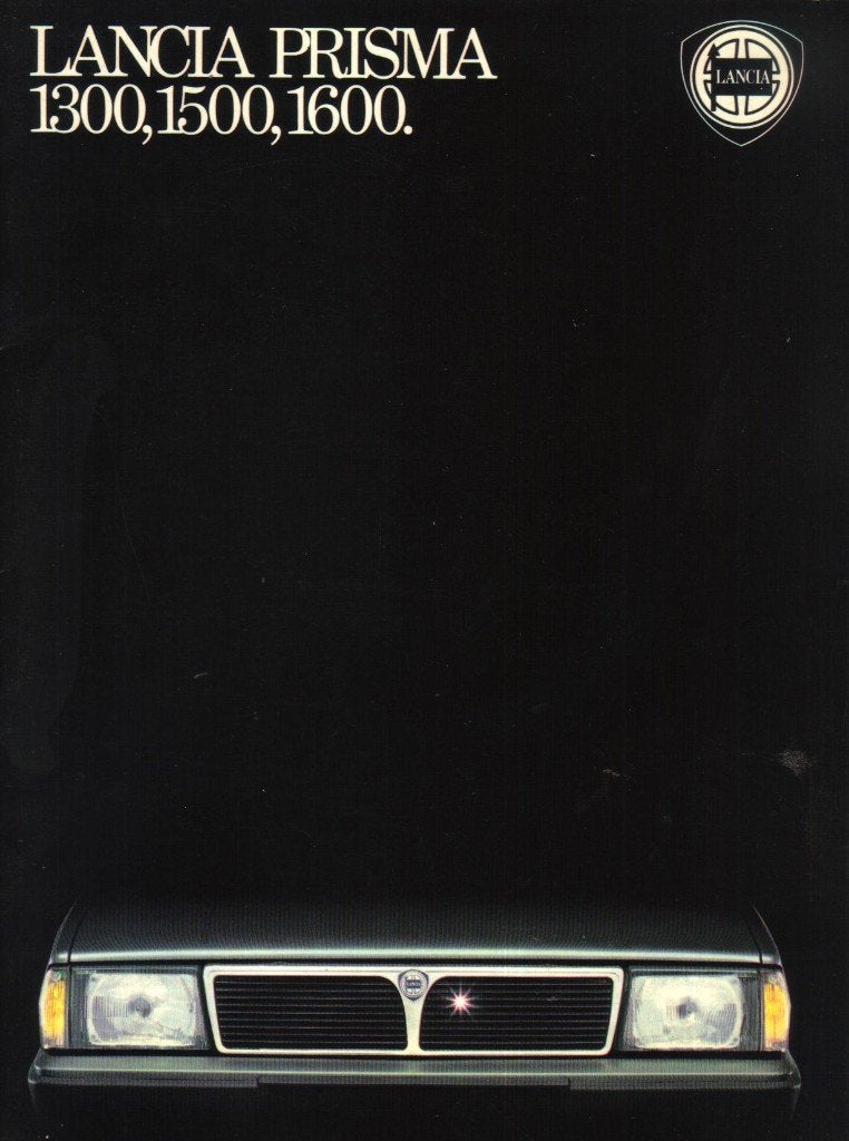 Brochure Lancia Prisma 1983, Ophalen of Verzenden, Gelezen, Overige merken