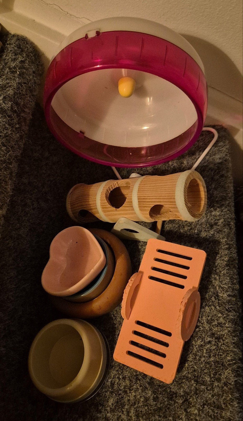 Hamster spulletjes., Ophalen, Gebruikt