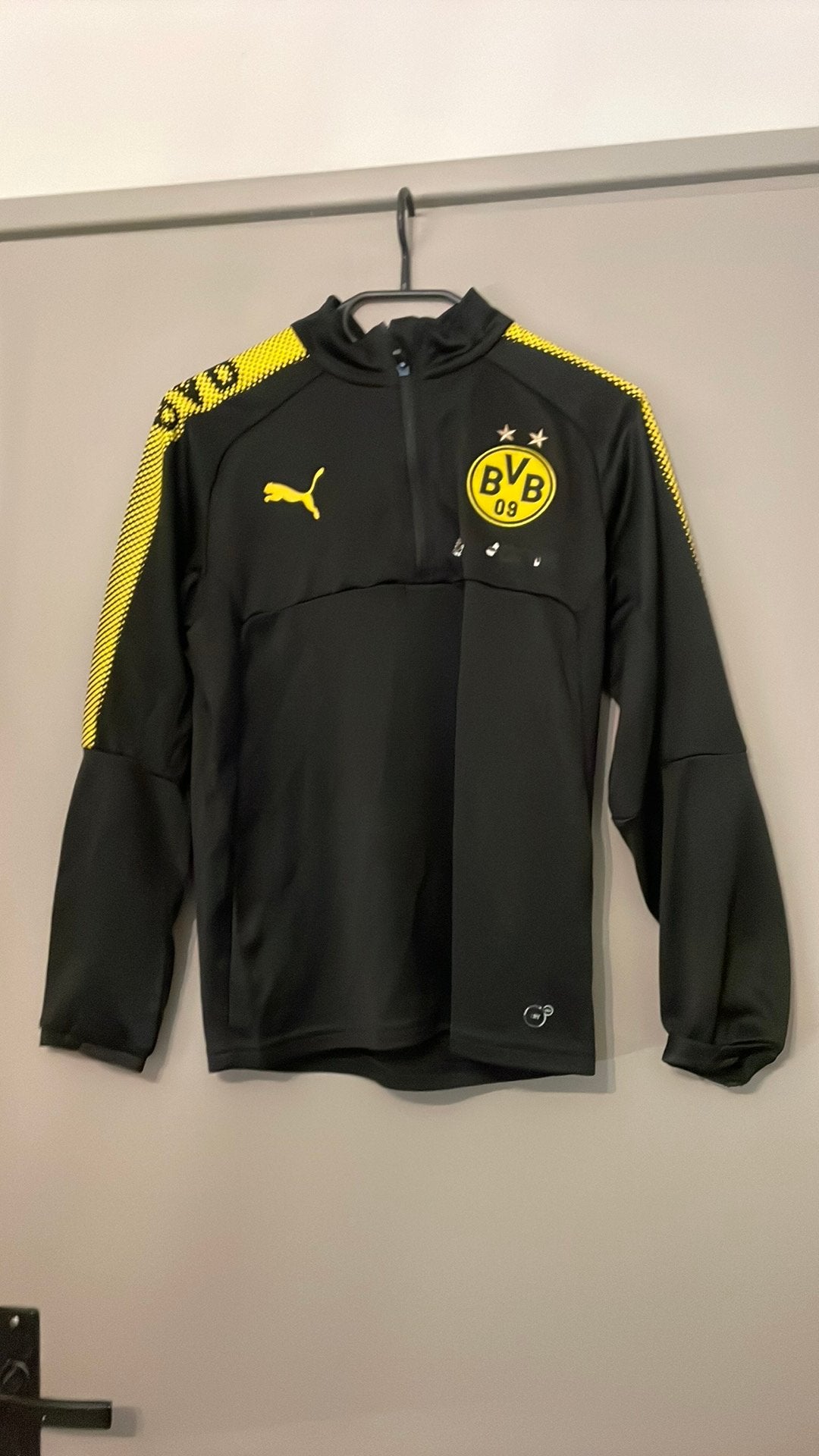Borussia dortmunt half zip, Ophalen, Zo goed als nieuw, Shirt