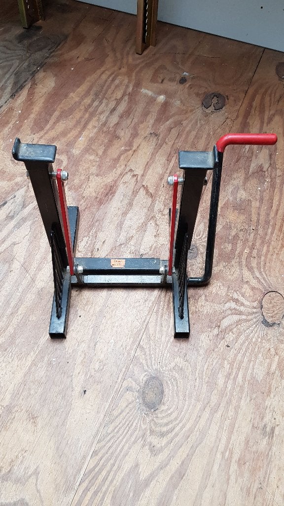Motorstandaard, Ophalen