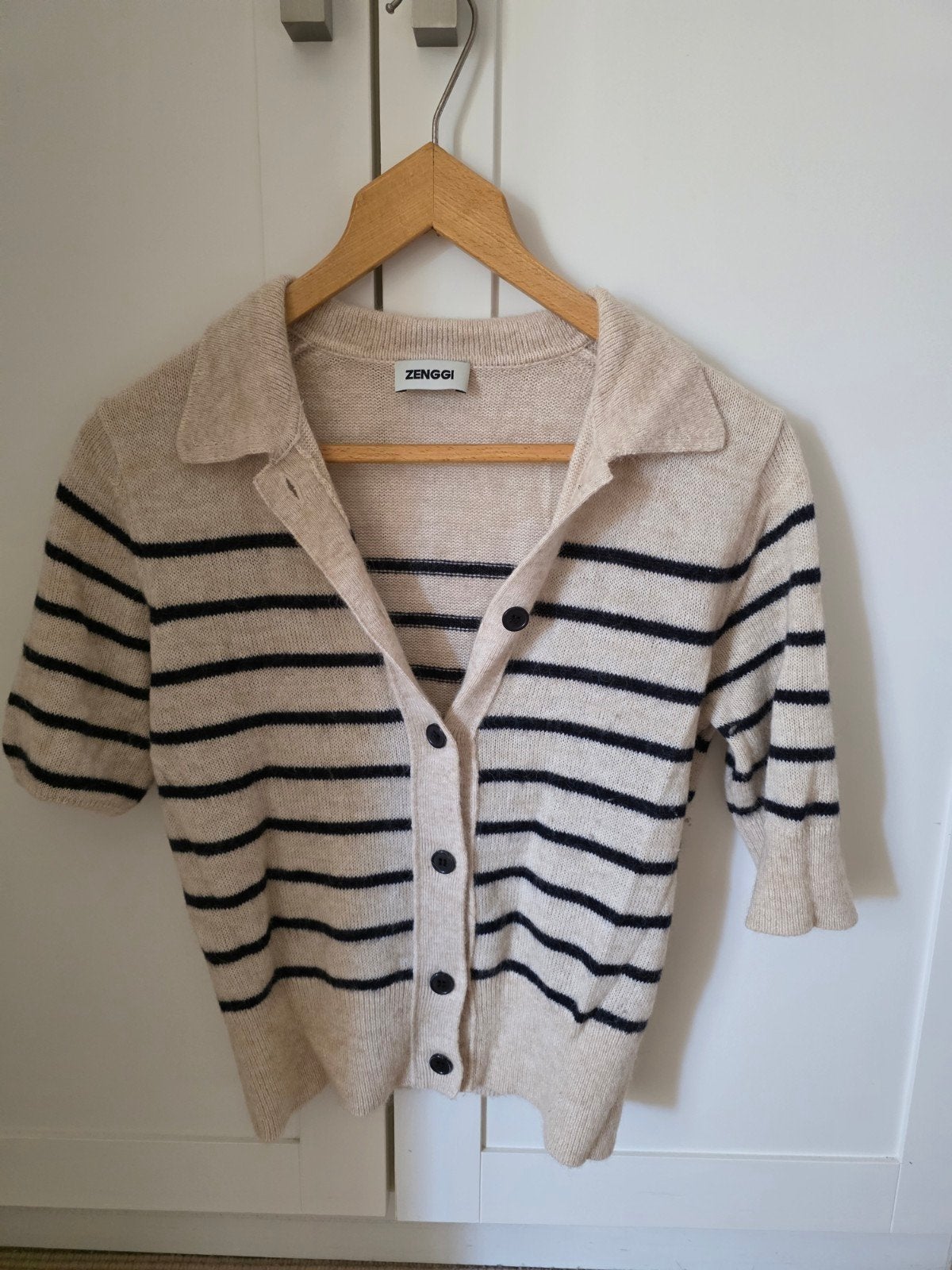 ZENGGI gestreept vestje maat S, Kleding | Dames, ZENGGI, Beige, Ophalen of Verzenden, Zo goed als nieuw