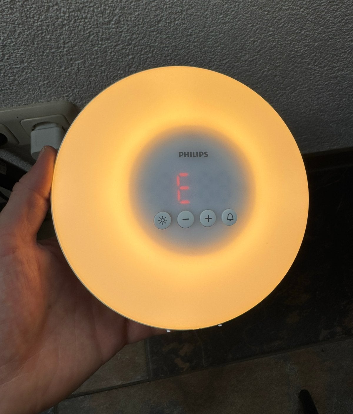 Philips Wake-up Light – Zonsopgangwekker met wekkerfunctie, Ophalen of Verzenden, Gebruikt, Digitaal