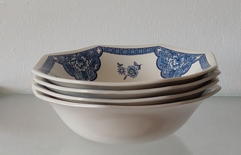 antiek Staffordshire schaaltjes, delftblauw, volgnr 20, Antiek en Kunst, Ophalen of Verzenden