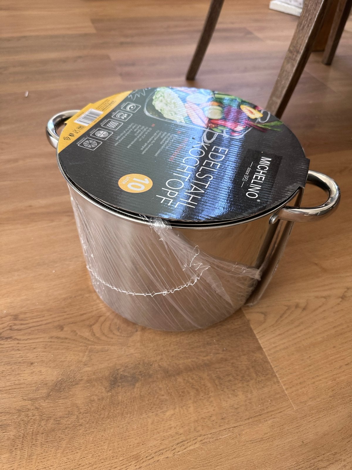Michelino Edelstaal Kookpan - 10 Liter, Ophalen, Nieuw, Rvs, Kookpan