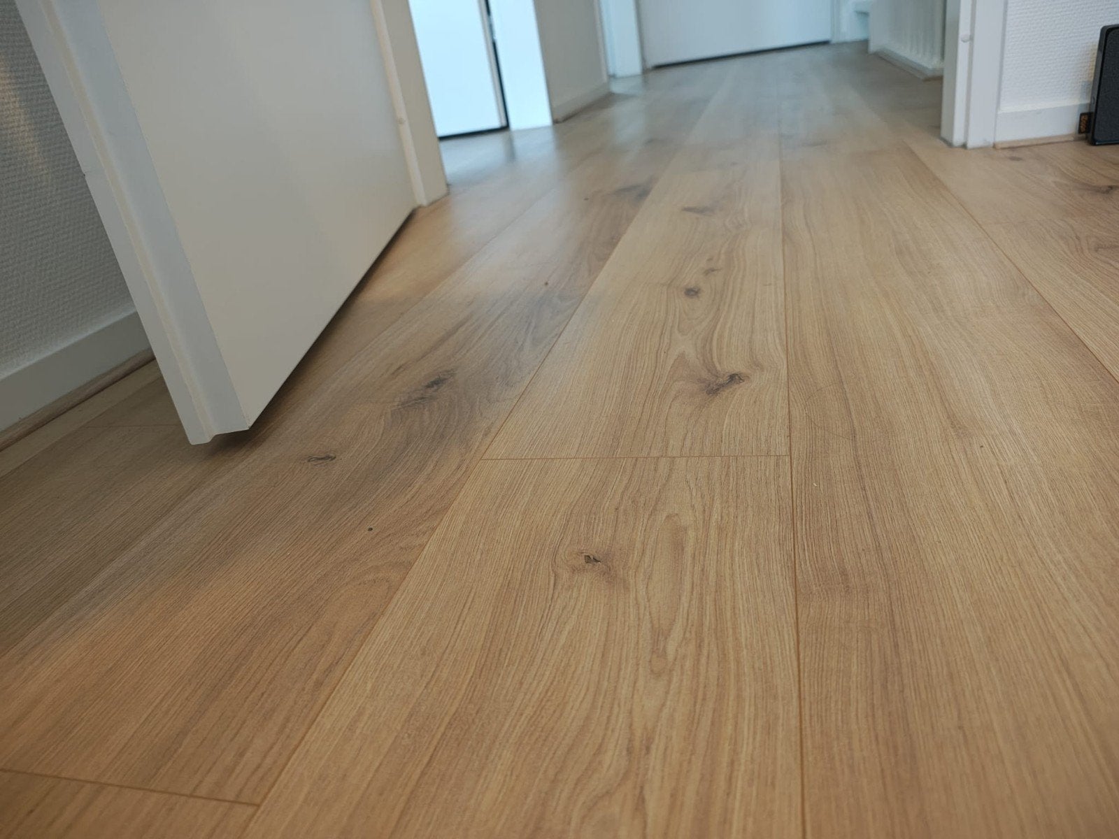 laminaat >60m2 light oak, Ophalen, Bruin, Zo goed als nieuw, 50 tot 75 m²