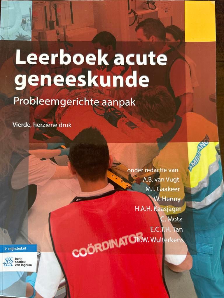 Leerboek acute geneeskunde - Probleemgerichte aanpak, Boeken, Ophalen of Verzenden, Beta, Nieuw, HBO