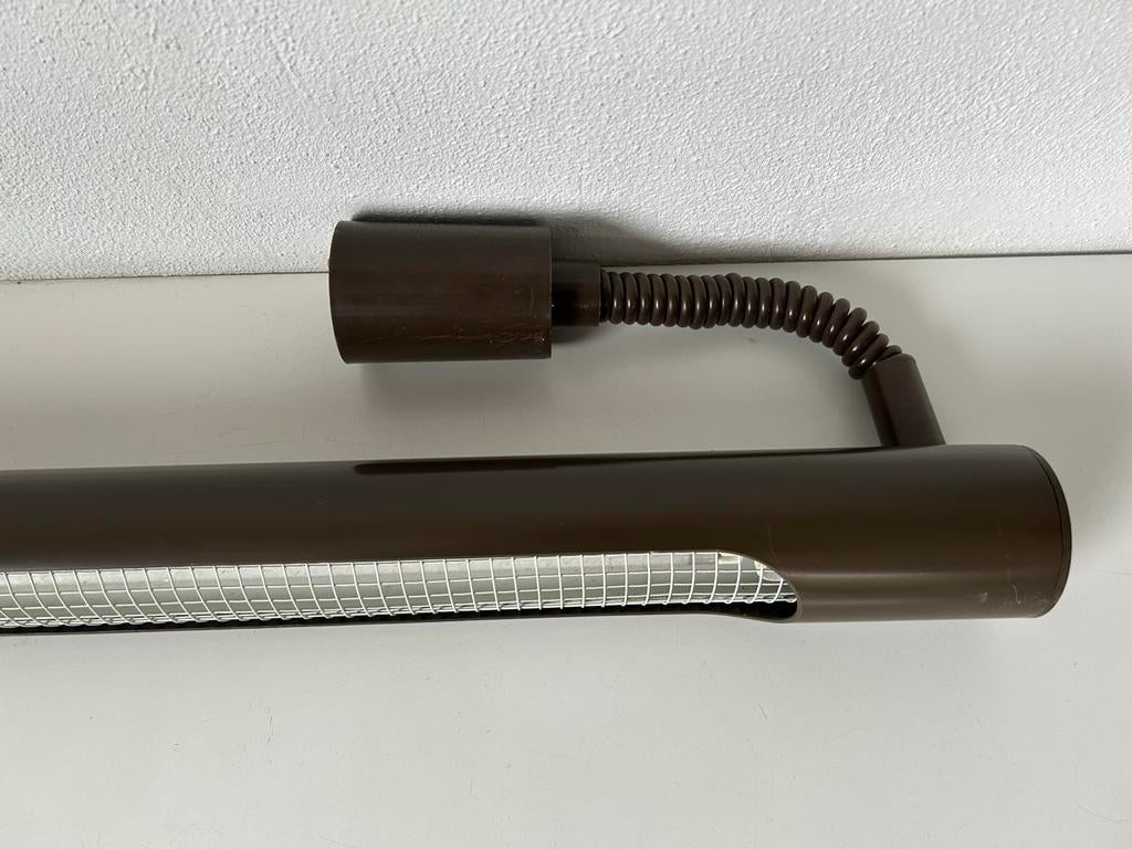 Vintage Bruine TL-Lamp met Flexibele Armen, Ophalen of Verzenden, Gebruikt