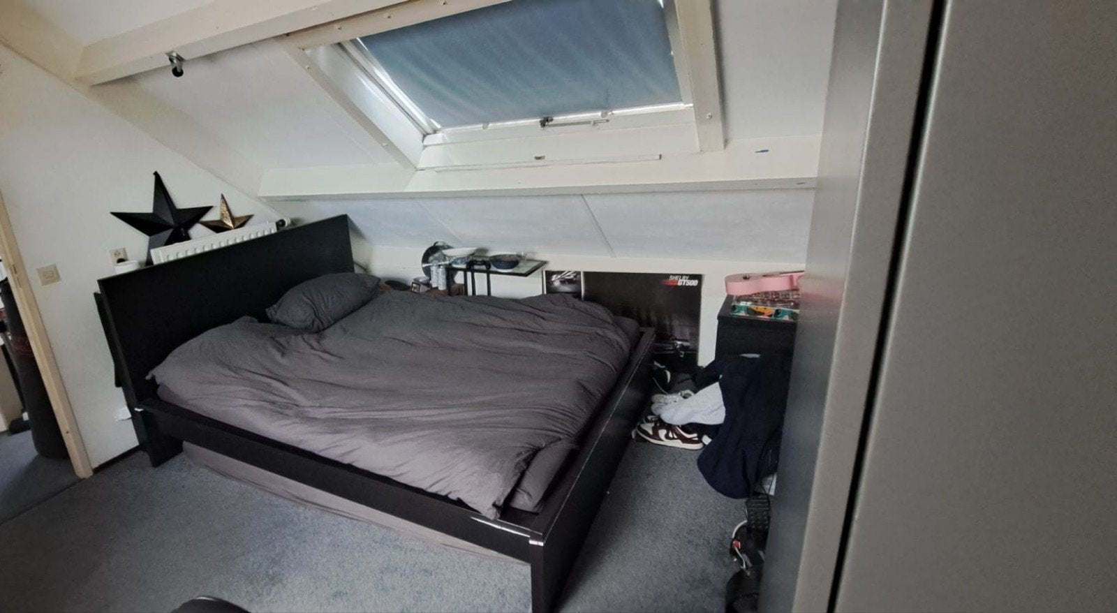 bed tweepersoonsbed met latten bodem, Huis en Inrichting, Slaapkamer | Matrassen en Bedbodems, Ophalen, Gebruikt, Tweepersoons