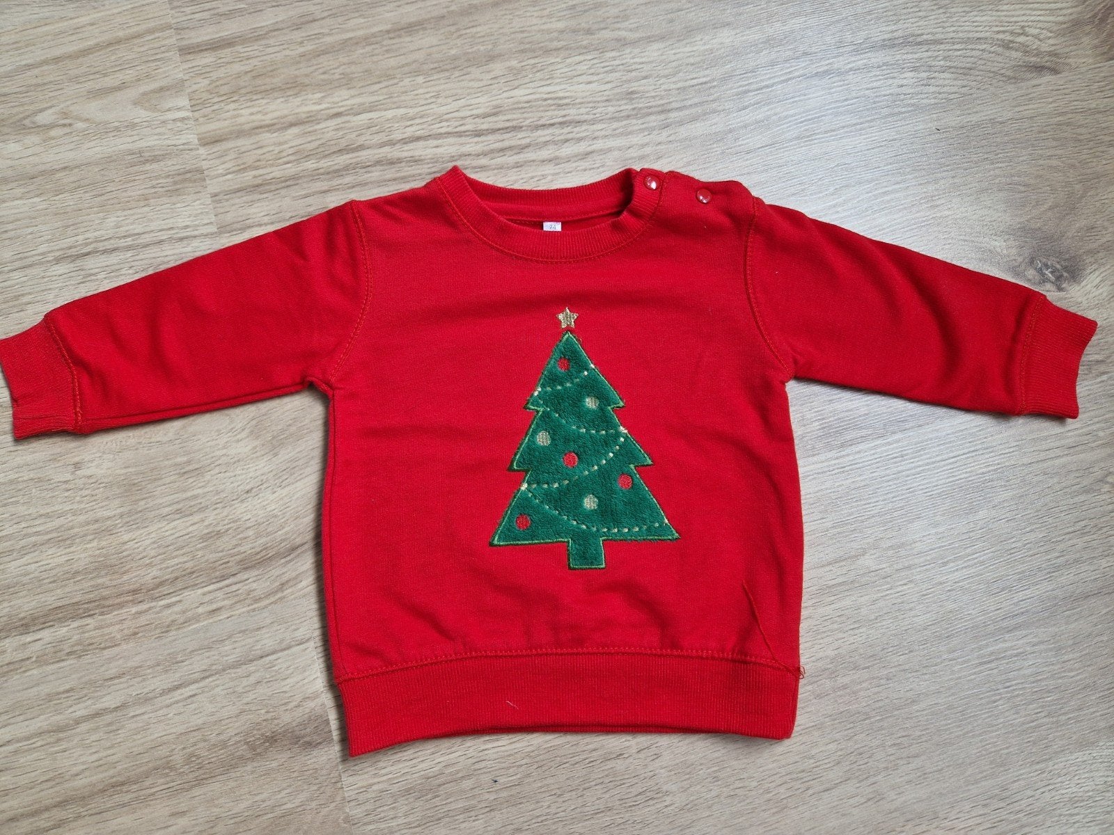 kersttrui mt 74, Kinderen en Baby's, Ophalen of Verzenden, Zo goed als nieuw, Jongetje of Meisje, Truitje of Vestje