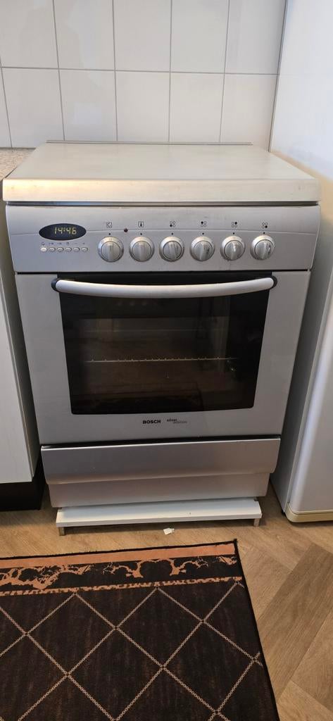 Bosch Silver Edition Gasfornuis met Oven, Witgoed en Apparatuur, Fornuizen, Gebruikt, 60 cm of meer, Energieklasse A of zuiniger