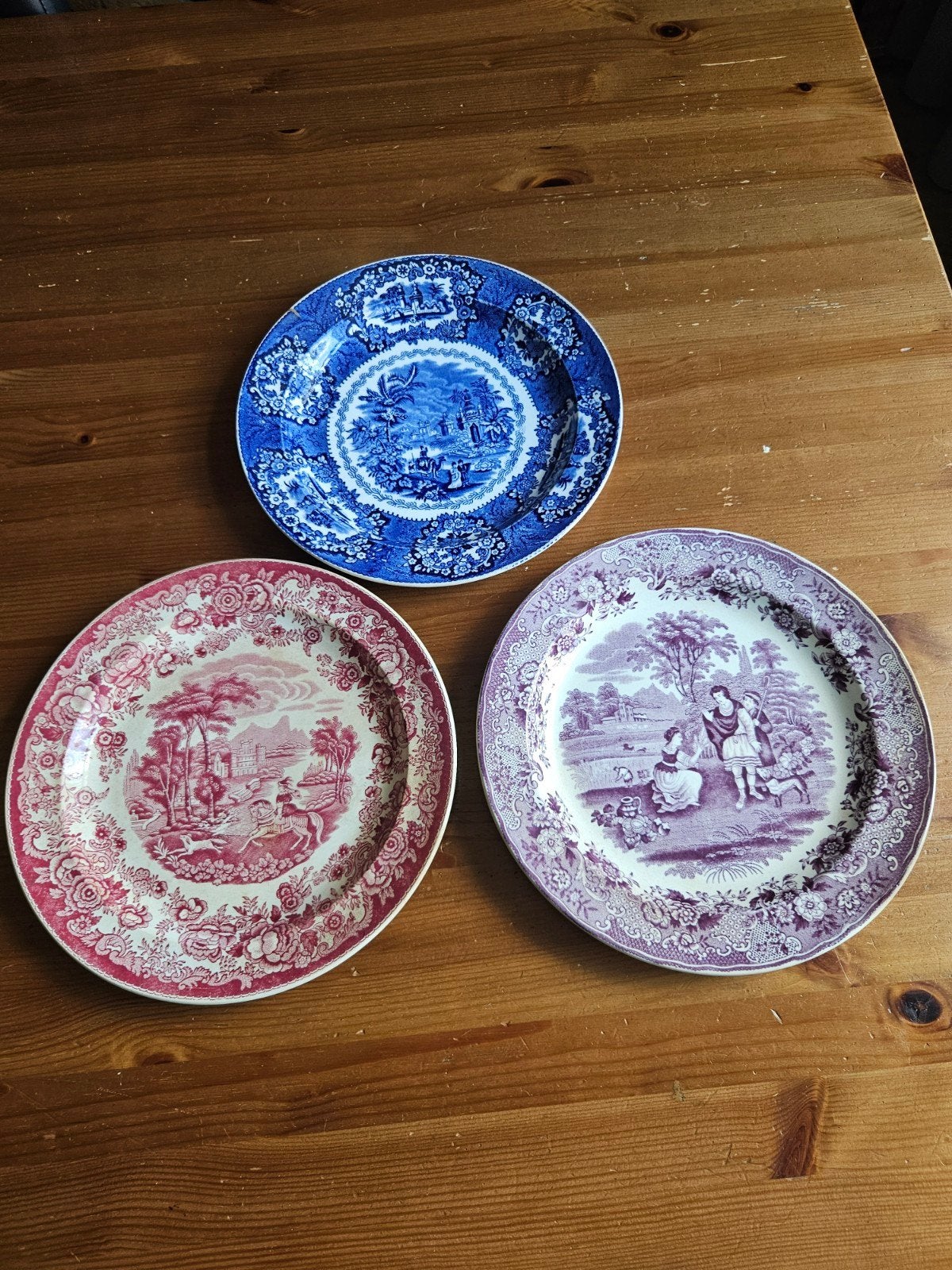 3 Antieke Borden P.Regout, Ophalen