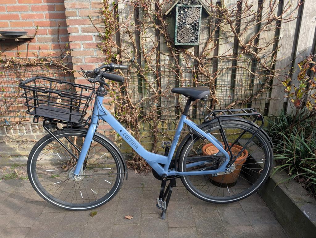 Cortina Transportfiets met 7 versnellingen en mand, 53 tot 56 cm, Versnellingen, Zo goed als nieuw, Ophalen