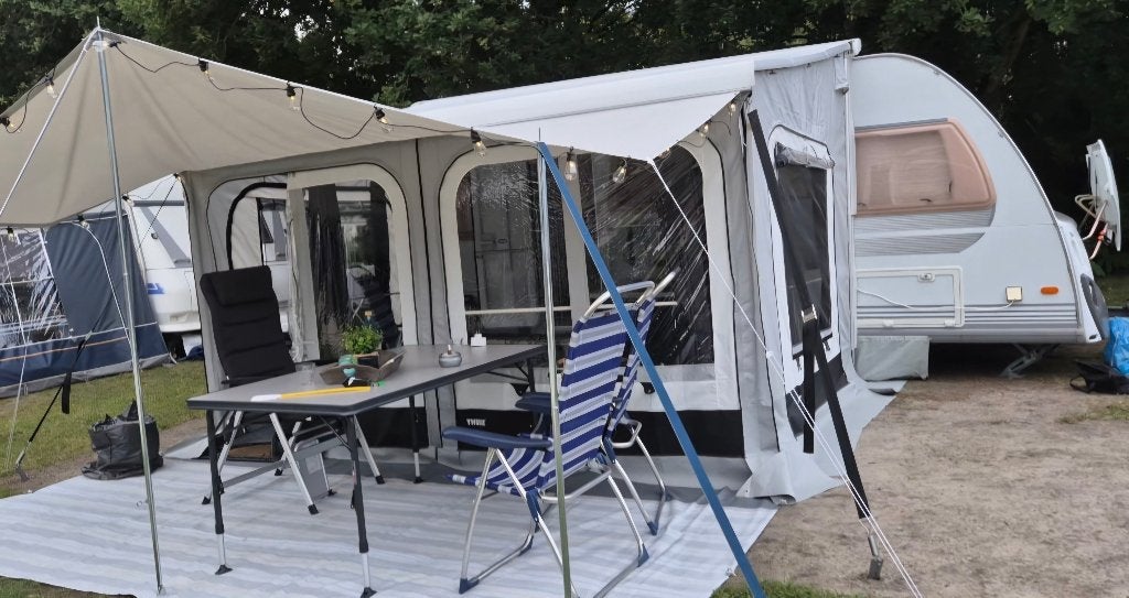 Thule panorama luifeltent 9200 400, Caravans en Kamperen, Voortenten en Luifels, Ophalen, Zo goed als nieuw, Thule