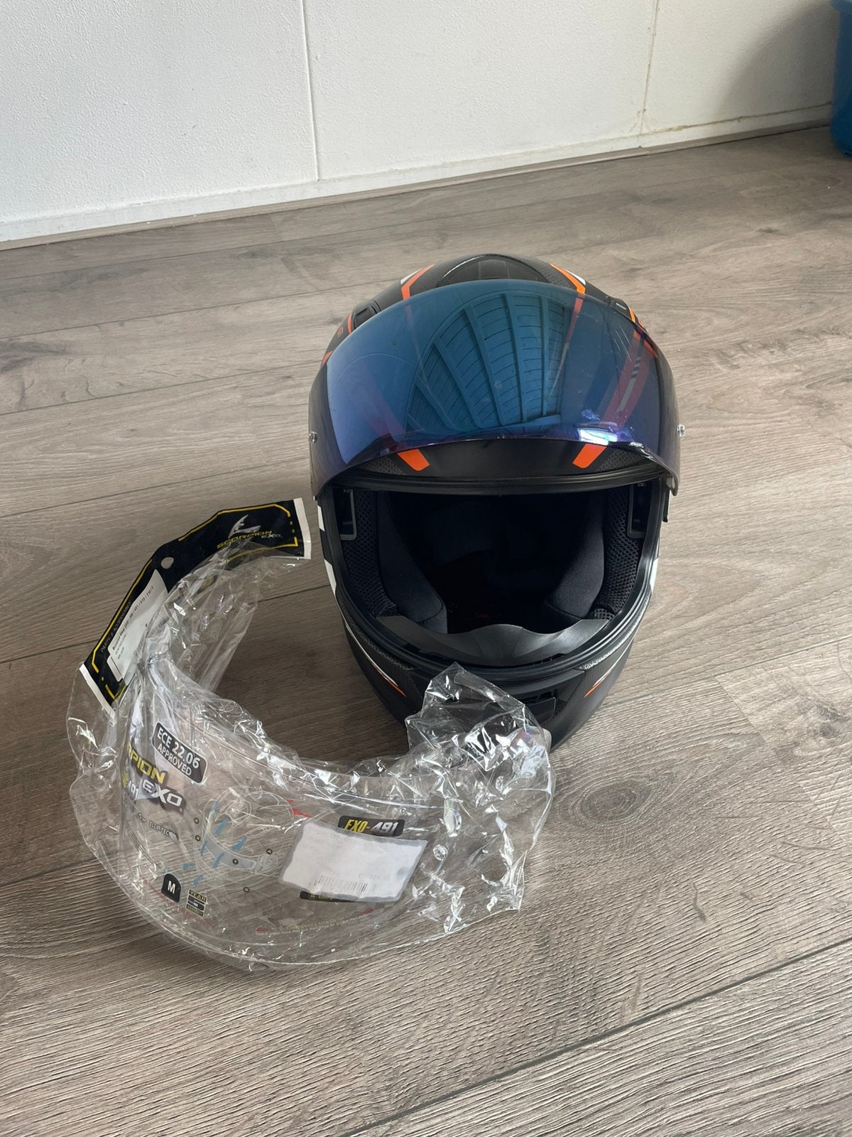 Scorpion EXO491 motorhelm, Overige merken, M, Ophalen of Verzenden, Integraalhelm