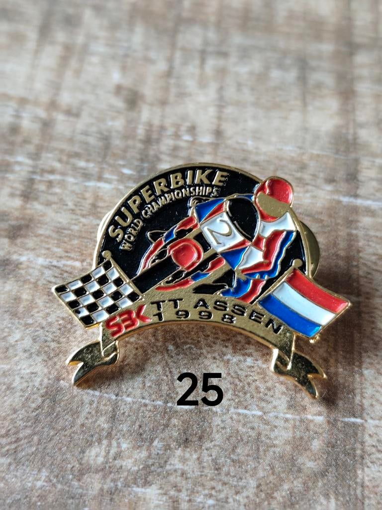 Superbike World Championships SBK TT Assen 1998 pin, Ophalen of Verzenden