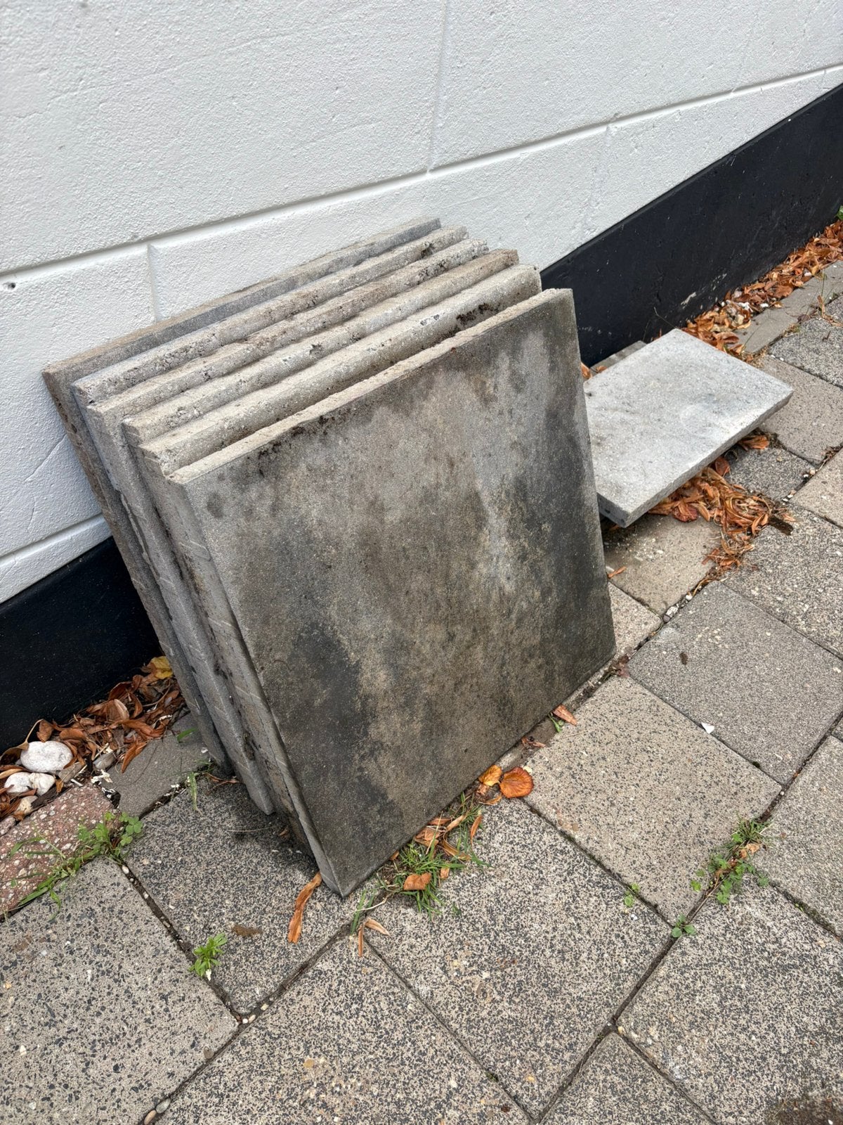 Terras tegel, Ophalen, Zo goed als nieuw, Vierkant, Beton