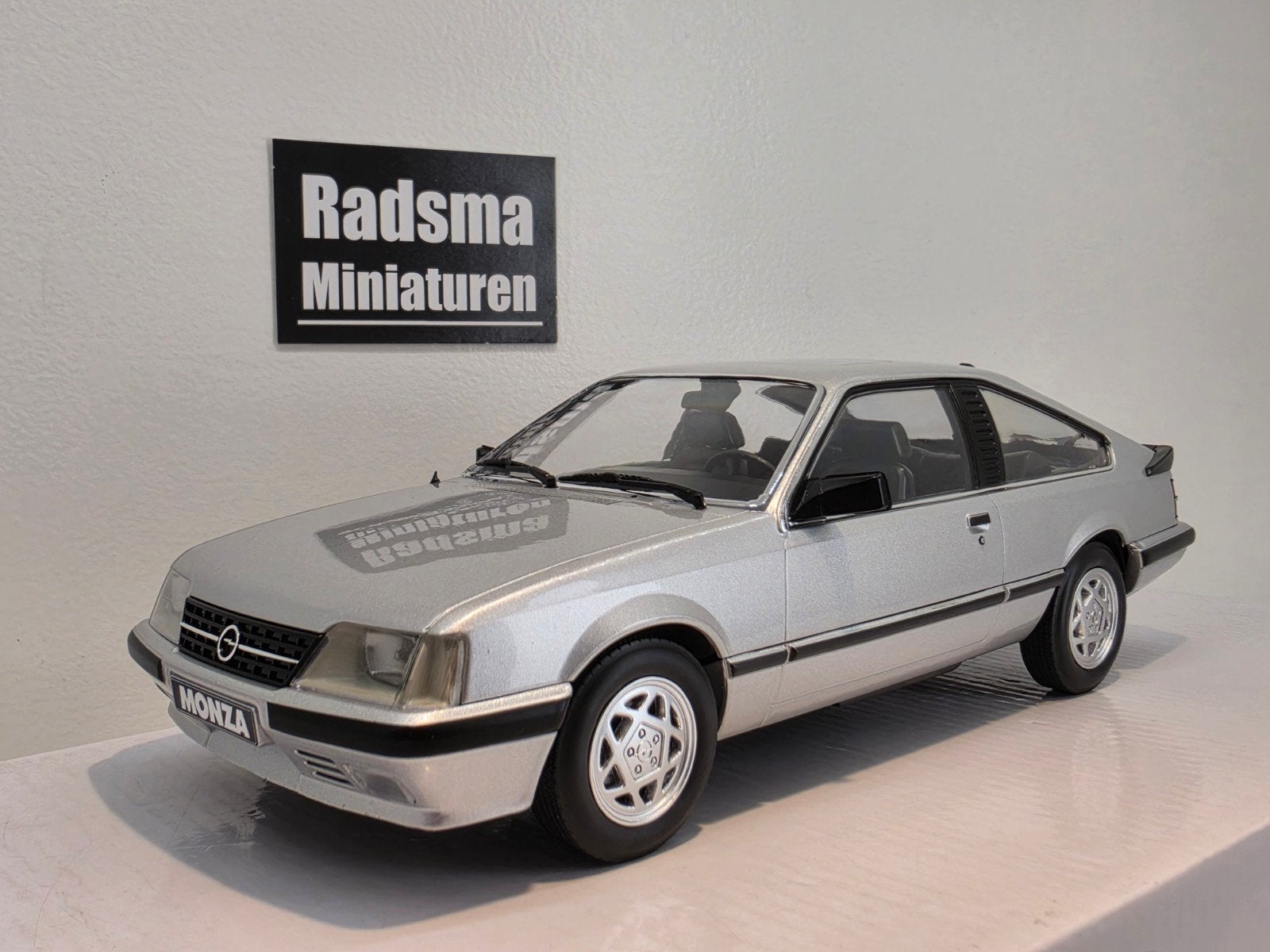 Opel Monza 3.0i 1985 - Silver 1:18 Norev Limited, Auto, Nieuw, Norev, Ophalen of Verzenden