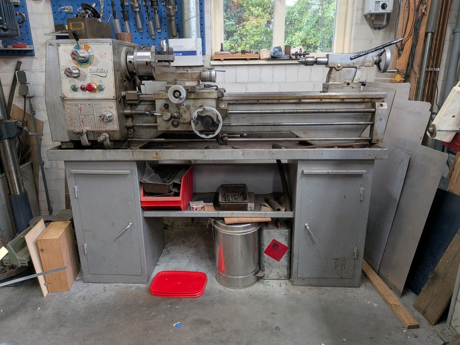 Robuuste draaibank Huvema HU920, Ophalen