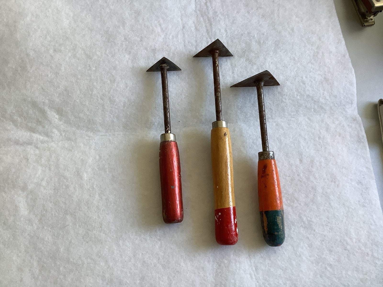 Set van 3 Vintage verfkrabbers, Antiek en Kunst, Antiek | Gereedschap en Instrumenten, Ophalen of Verzenden